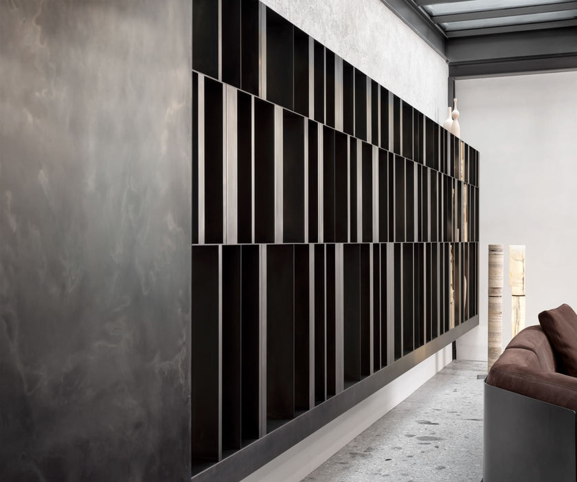 High End Bistrot Horizontal Bookshelf by Henge Casa Design Group