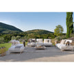Luxury Bliss 3-Seater Sofa by Atmosphera with Teak Armrests Casa Design Group