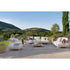 Luxury Bliss 3-Seater Sofa by Atmosphera with Teak Armrests Casa Design Group