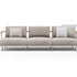 Luxury Bliss 3-Seater Sofa by Atmosphera with Teak Armrests Casa Design Group