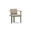 Luxury Bliss Dining Chair by Atmosphera with Teak Armrests Casa Design Group