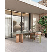 Luxury Bliss Dining Chair by Atmosphera with Teak Armrests Casa Design Group