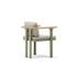 Luxury Bliss Dining Chair by Atmosphera with Teak Armrests Casa Design Group