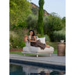 Luxury Bliss Lounge Chair by Atmosphera with Teak Armrests Casa Design Group