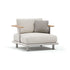 Luxury Bliss Lounge Chair by Atmosphera with Teak Armrests Casa Design Group