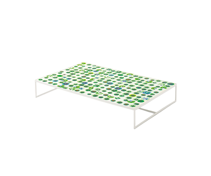 Unique Hand-decorated Bloom Outdoor Coffee Table by Paola Lenti Casa Design Group