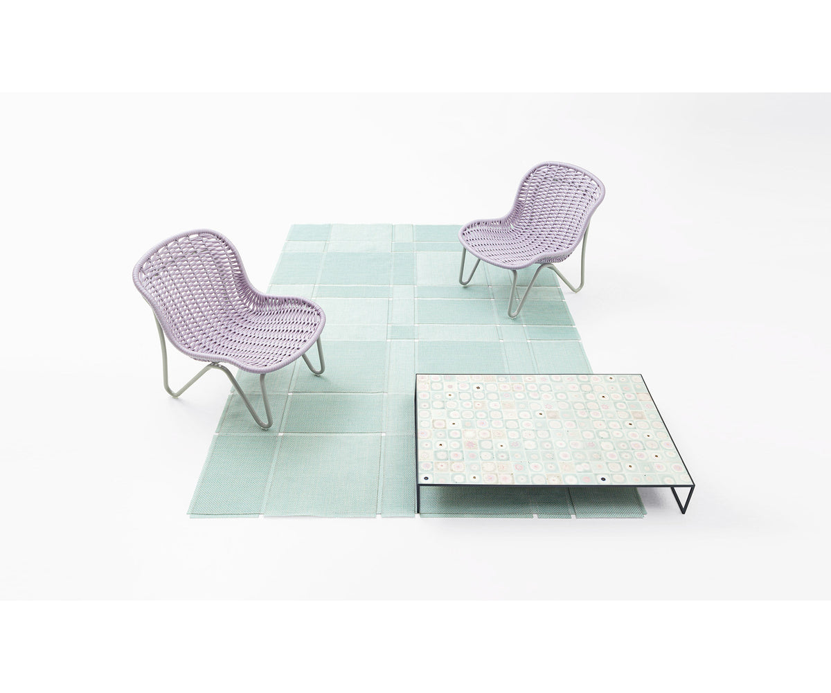 Unique Hand-decorated Bloom Outdoor Coffee Table by Paola Lenti Casa Design Group