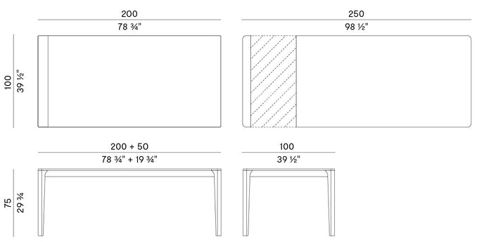 High End Blossom Extendable Table by Potocco Casa Design Group
