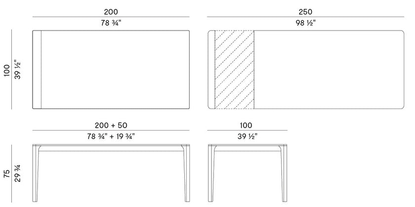High End Blossom Extendable Table by Potocco Casa Design Group