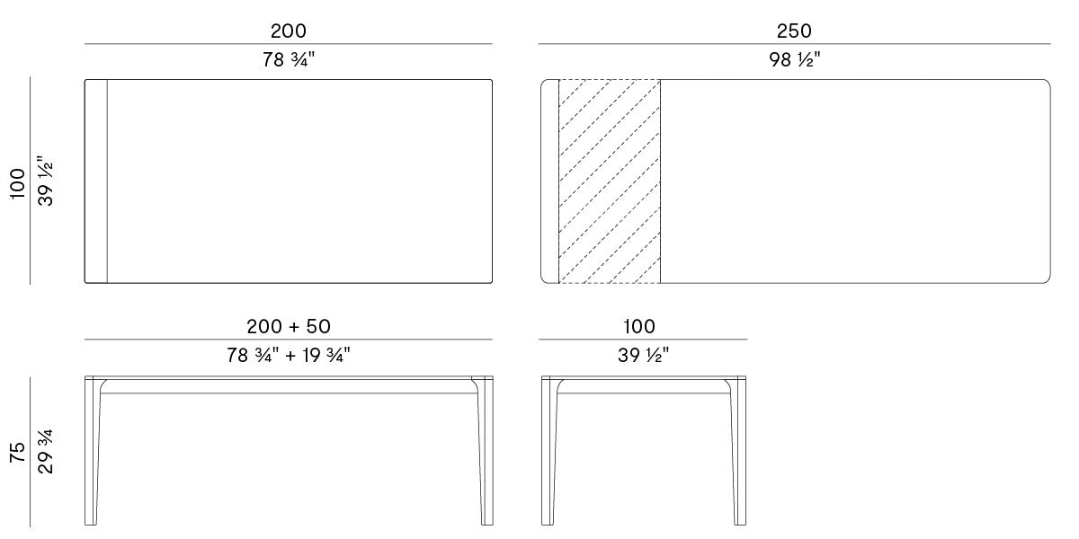 High End Blossom Extendable Table by Potocco Casa Design Group