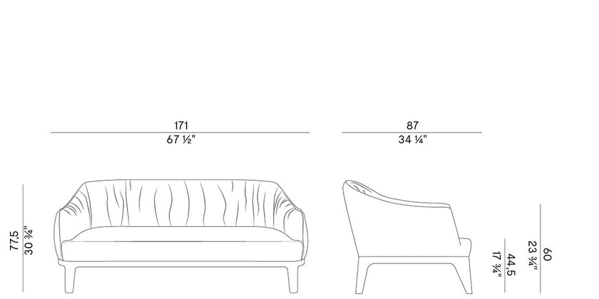 High End Blossom Sofa by Potocco Casa Design Group