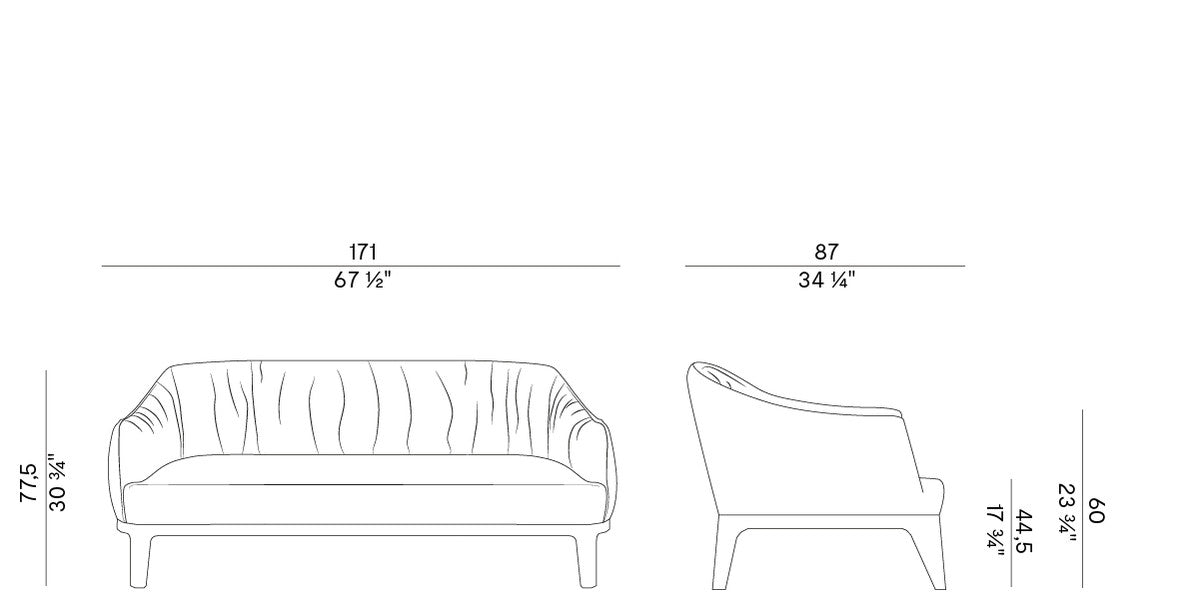 High End Blossom Sofa by Potocco Casa Design Group