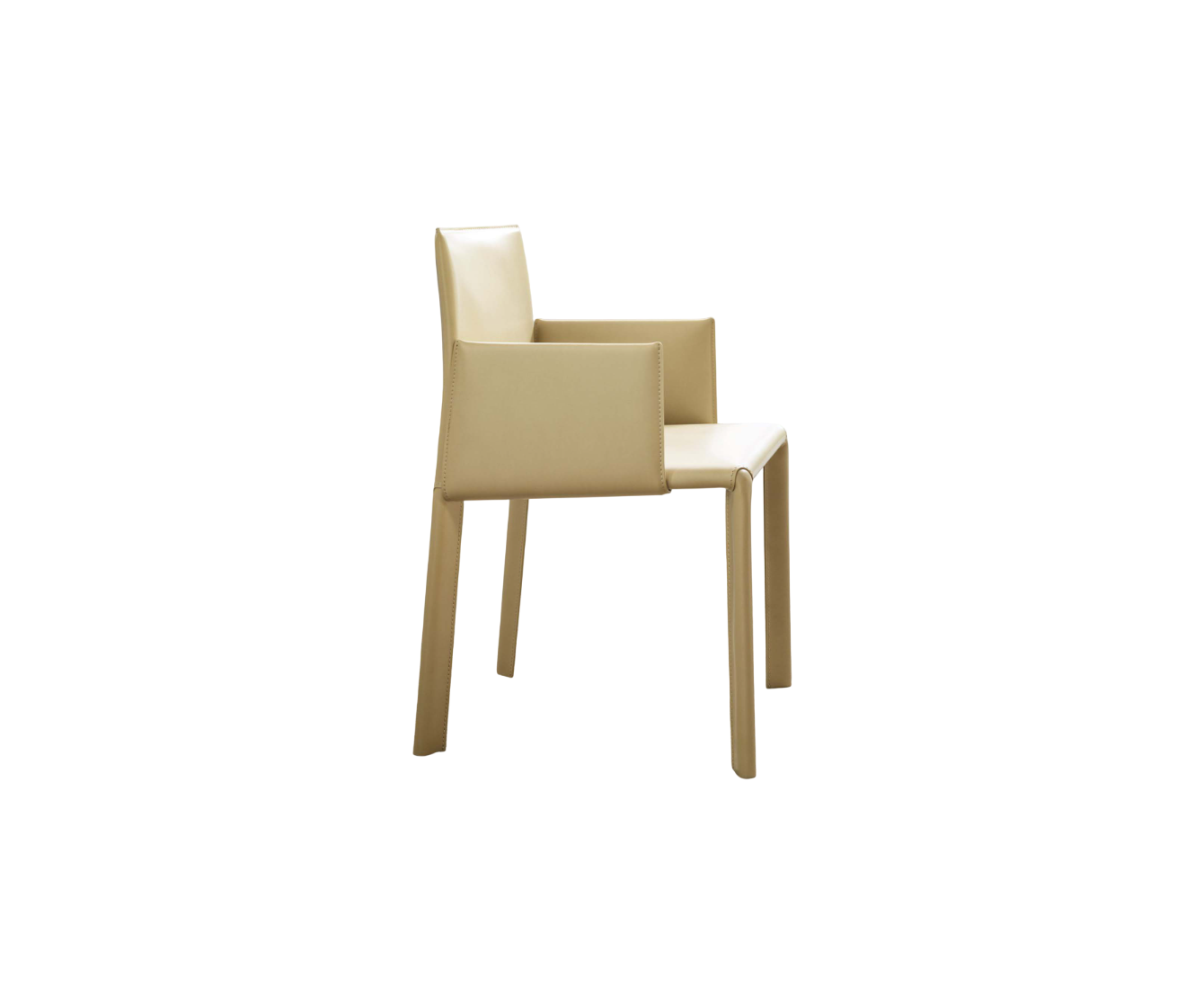 Blyn P dining armchair by Frag upholstered in saddle leather with clean contemporary design – Casa Design Group