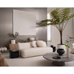 Bobo Coffee Table by Meridiani with a minimalist geometric design and lacquered finish.