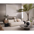Bobo Coffee Table by Meridiani with a minimalist geometric design and lacquered finish.