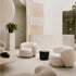 Bobo Coffee Table by Meridiani with a minimalist geometric design and lacquered finish.