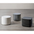 Bobo Coffee Table by Meridiani with a minimalist geometric design and lacquered finish.