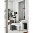 Bobo Coffee Table by Meridiani with a minimalist geometric design and lacquered finish.