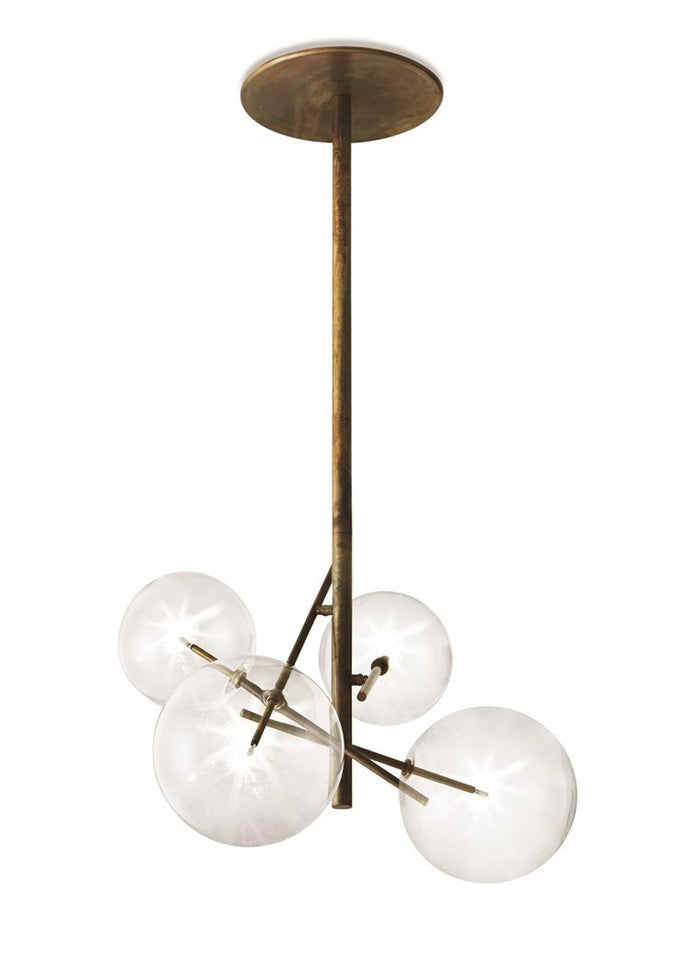 High End Bolle 4-Spheres Suspended Lamp by Gallotti&Radice Casa Design Group