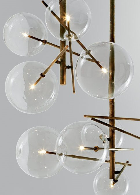 High End Bolle 4-Spheres Suspended Lamp by Gallotti&Radice Casa Design Group