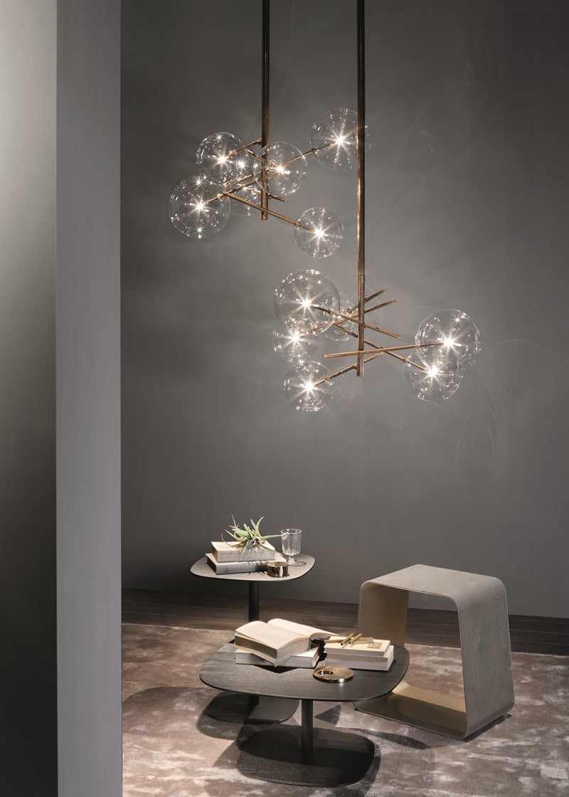 High End Bolle 6-Spheres Suspended Lamp by Gallotti&Radice Casa Design Group
