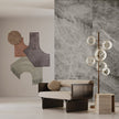 High End Bolle Stelo Floor Lamp by Gallotti&Radice Casa Design Group