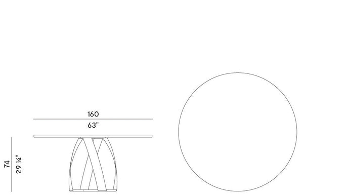 High End Bon Bon Dining Table by Potocco Casa Design Group