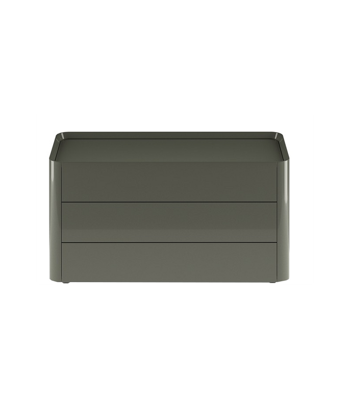 Luxury Arragan Dresser by Bonaldo with Sculptural Lacquered Design | Casa Design Group