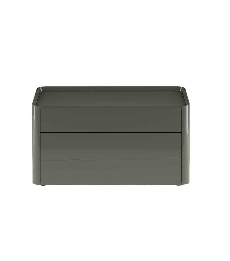 Luxury Arragan Dresser by Bonaldo with Sculptural Lacquered Design | Casa Design Group
