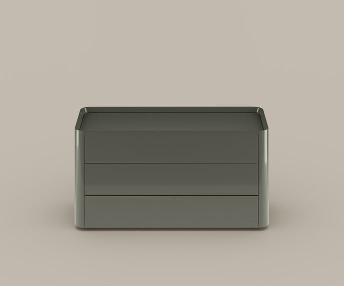 Luxury Arragan Dresser by Bonaldo with Sculptural Lacquered Design | Casa Design Group