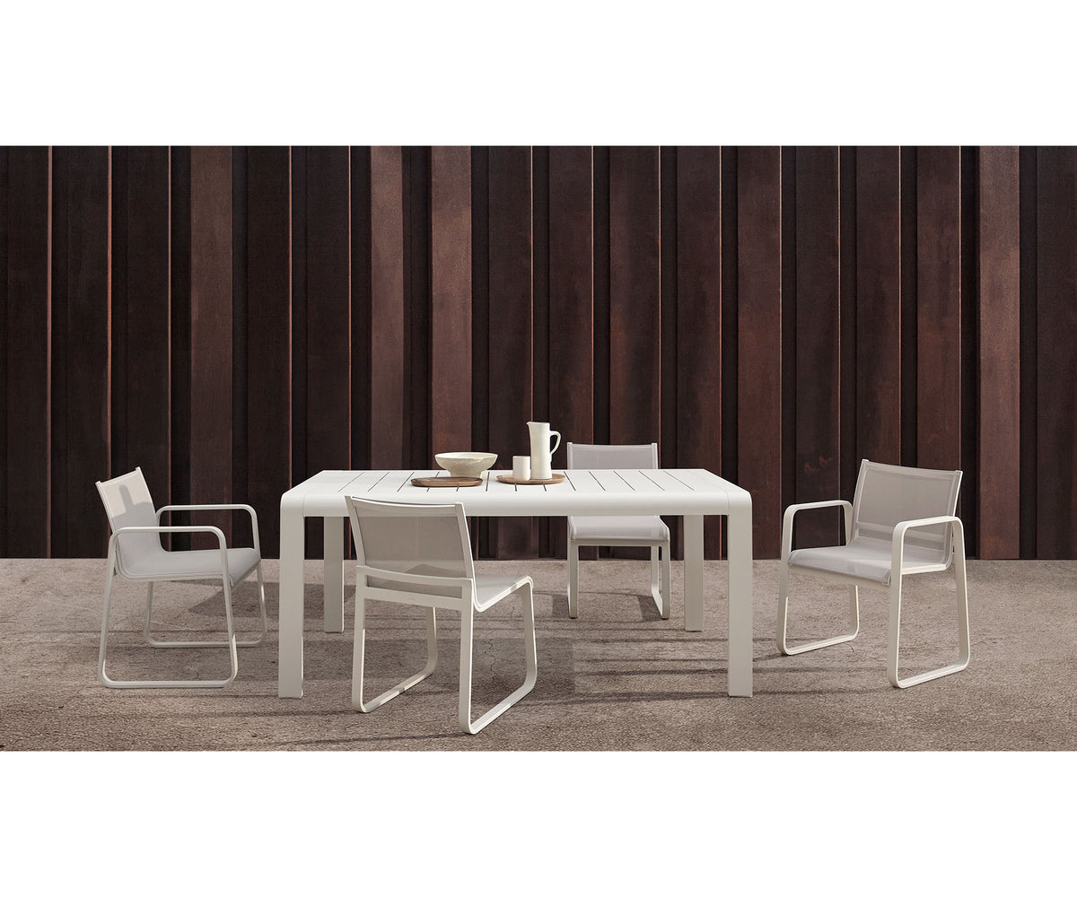 Stylish Bond Curved Frame Dining Armchair by Danao | Casa Design Group