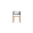 Luxury Boro Premium Teak Outdoor Dining Armchair by Danao | Casa Design Group