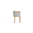 Luxury Boro Premium Teak Outdoor Dining Armchair by Danao | Casa Design Group