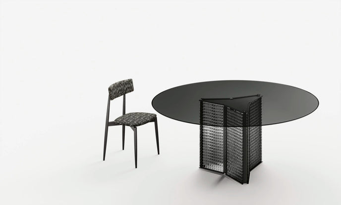 Bow Glass Dining Table by Massimo Castagna for Tonelli Design | Casa Design Group