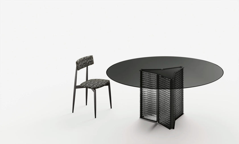 Bow Glass Dining Table by Massimo Castagna for Tonelli Design | Casa Design Group