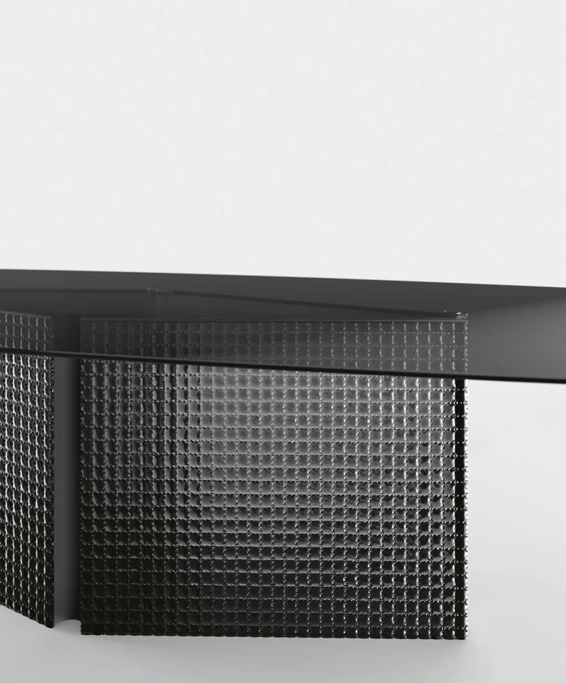 Bow Glass Dining Table by Massimo Castagna for Tonelli Design | Casa Design Group