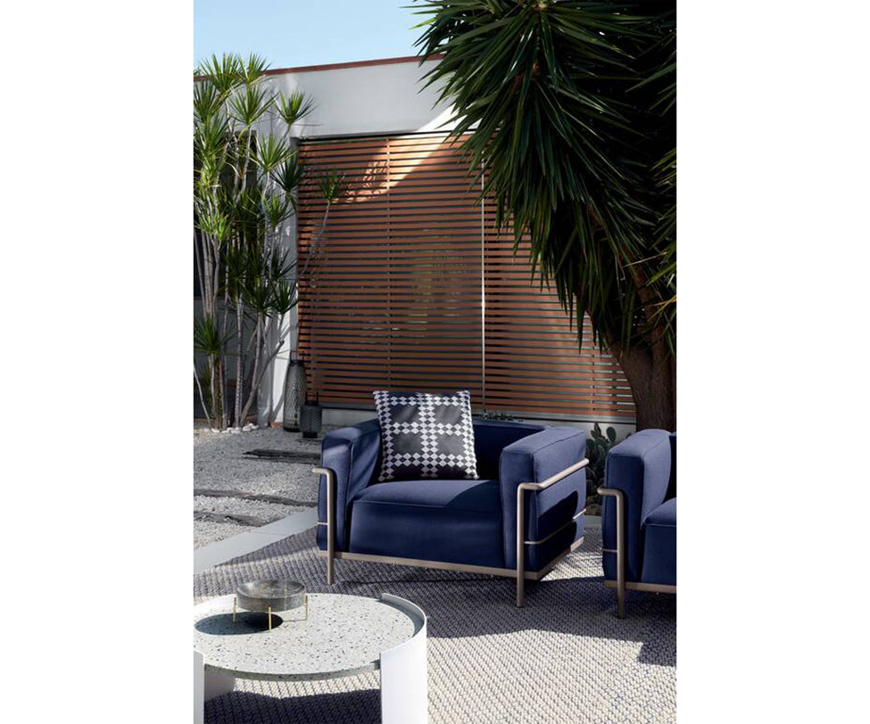 Contemporary Bowy Outdoor Low Table by Cassina for refined outdoor living – Casa Design Group