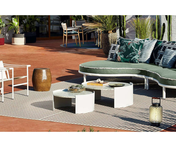 Contemporary Bowy Outdoor Low Table by Cassina for refined outdoor living – Casa Design Group