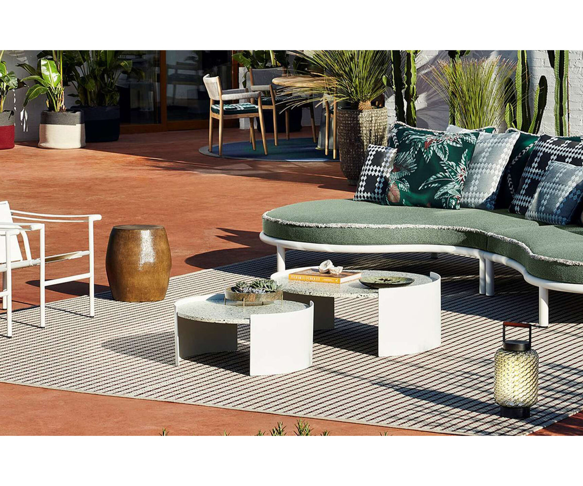 Contemporary Bowy Outdoor Low Table by Cassina for refined outdoor living – Casa Design Group