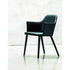 Break 1645 dining armchair by Bross with quilted upholstery and beechwood legs Casa Design Group