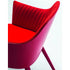 Break 1645 dining armchair by Bross with quilted upholstery and beechwood legs Casa Design Group