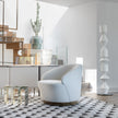 Brera .23 elegant upholstered lounge chair by Capital | Casa Design Group