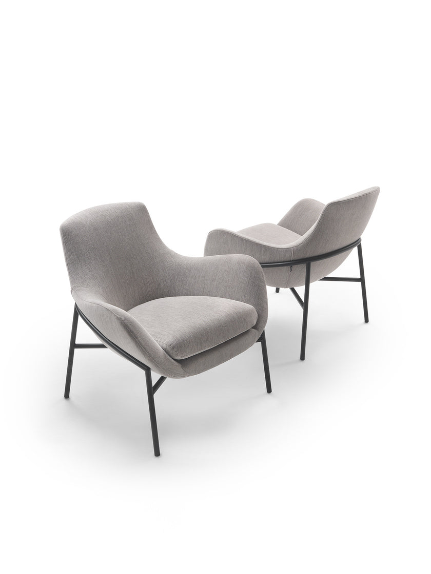High End Brera Low Armchair by Marelli Casa Design Group