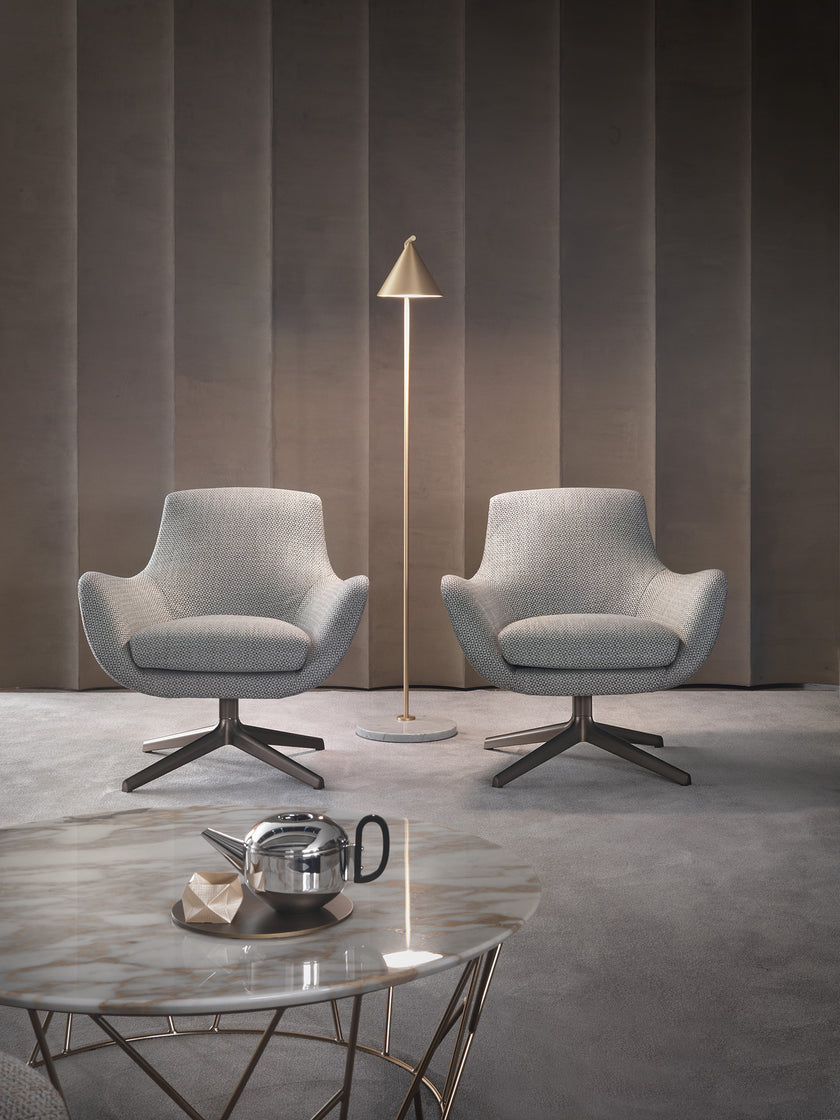High End Brera Low Armchair by Marelli Casa Design Group