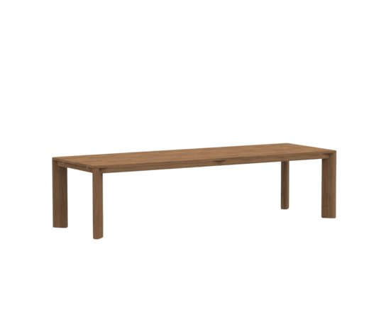 Teak Brick Extendable Outdoor Dining Table by Roda | Casa Design Group