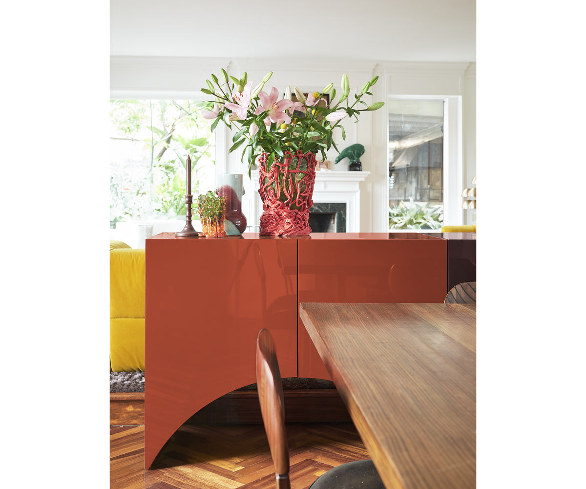 Colorful lacquered Bridges Cabinet by Muller Van Severen for BD Barcelona – Casa Design Group