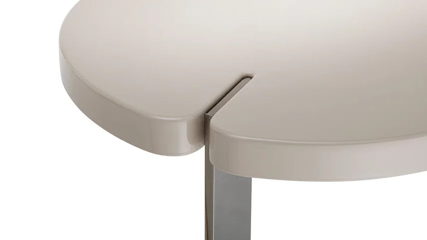 Butter C Table with Lacquered MDF Top and Metal Base by Saba Italia | Casa Design Group