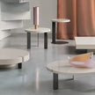 Butter Round Side Table in Lacquered MDF by 967arch for Saba Italia | Casa Design Group