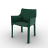 Luxury Cab 413 Armchair by Cassina in Saddle-Hide Leather Casa Design Group