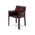 Luxury Cab 413 Armchair by Cassina in Saddle-Hide Leather Casa Design Group
